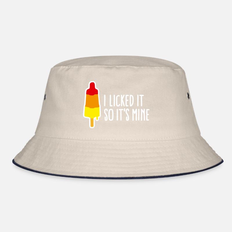 I licked it so it's mine Lecken Eis am Stiel geil Bucket Hat