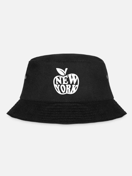 Big Apple New York NYC - Bucket Hat - black