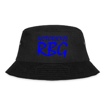 Notorious rbg - Bucket Hat - Schwarz - Vorne - Lela (165cm)