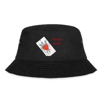 Herzensbrecher - Bucket Hat - Schwarz - Vorne - Lela (165cm)