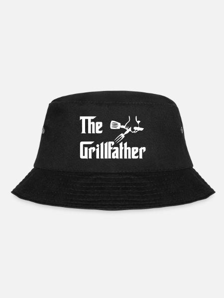 The Grillfather Grillen Vater BBQ Liebhaber - Bucket Hat - Schwarz
