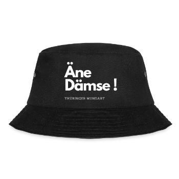 Thüringer Mundart 37 - Bucket Hat - Schwarz - Vorne - Lela (165cm)