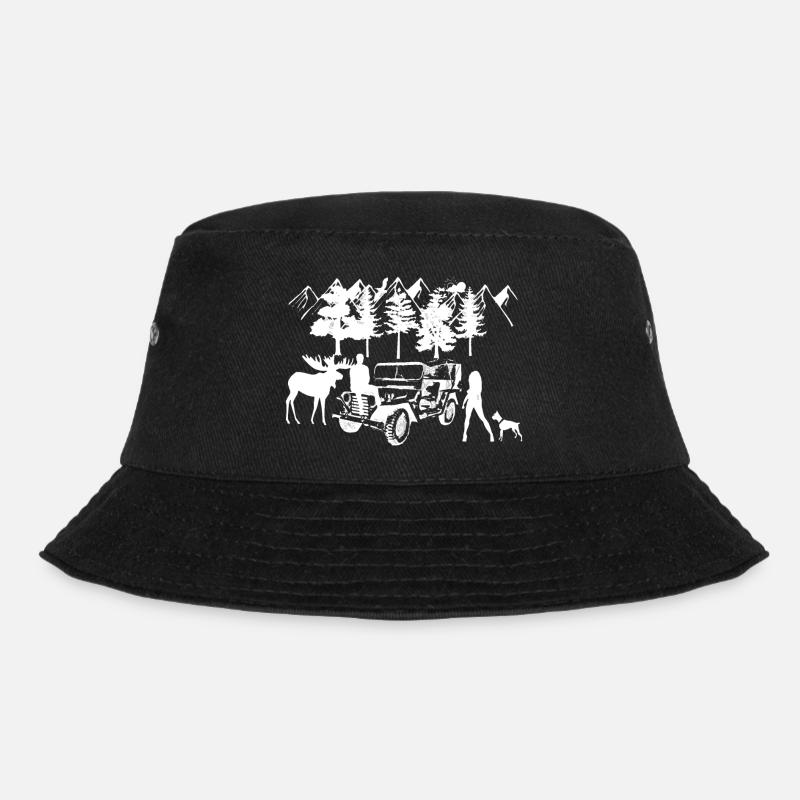 Auto - Bucket Hat - Schwarz