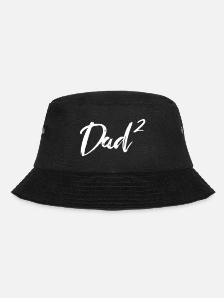 Dad Hoch Zwei - Bucket Hat - Schwarz