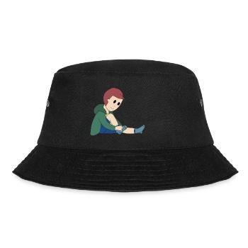 Putting on socks - Bucket Hat - black - Front - Lela (165cm)
