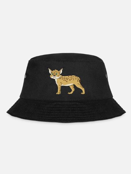 Luchs - Bucket Hat - Schwarz