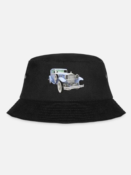Oldtimer, Auto, KFZ - Bucket Hat - Schwarz