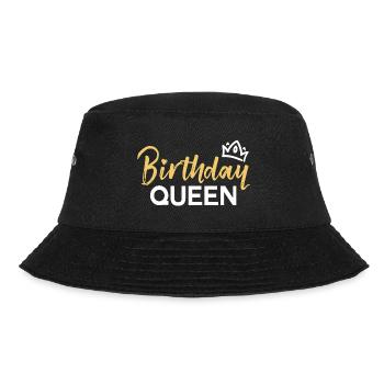 Birthday Queen Gold Krone Anniversaire - Bob - noir - Devant - Lela (165cm)