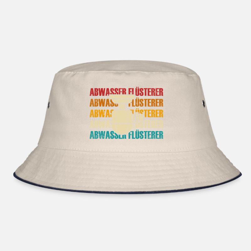 Retro Abwassertechniker Abwasser Flüsterer Bucket Hat