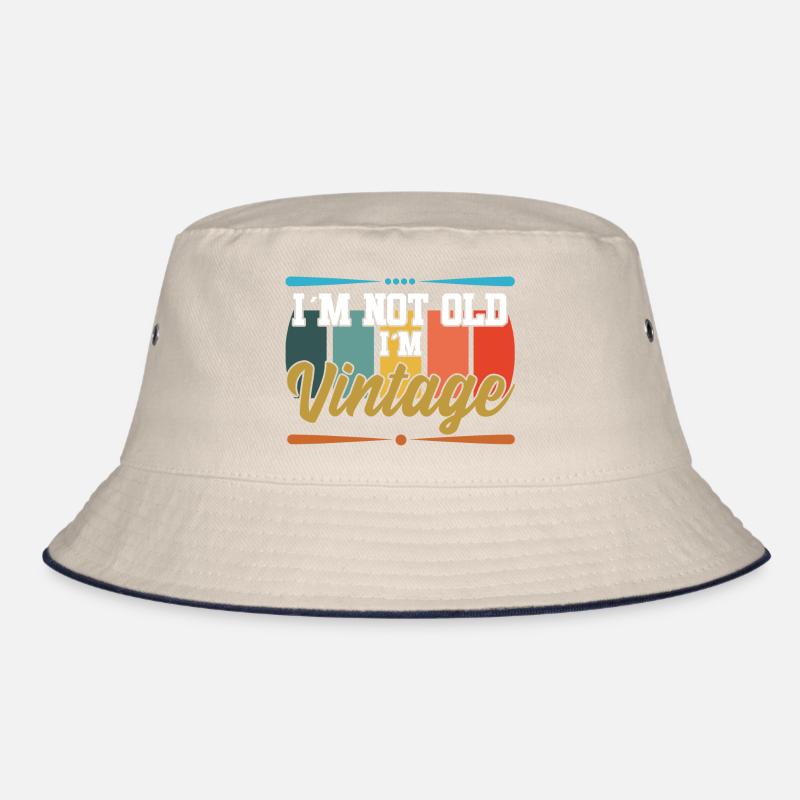 Ich bin nicht alt textile Geschenkidee Bucket Hat