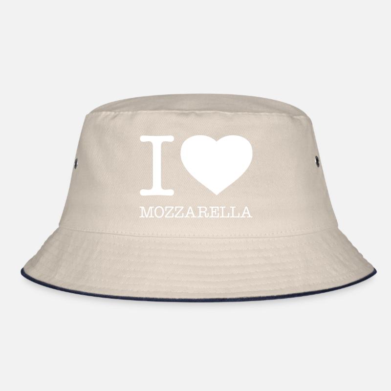 I LOVE MOZZARELLA Bucket Hat