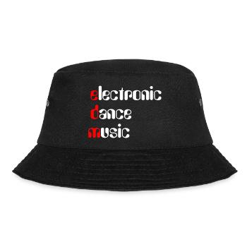 EDM Electronic Dance Music - Bucket Hat - Schwarz - Vorne - Lela (165cm)