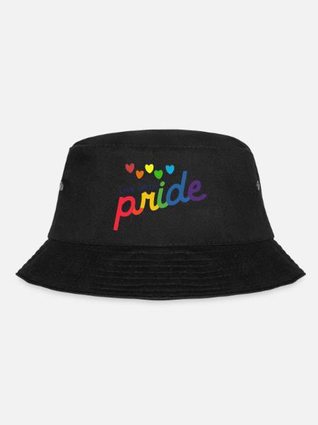 living with Pride - Bucket Hat - black