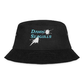 Damn Seagulls Funny Sailor Captain Saying - Bucket Hat - black - Front - Lela (165cm)