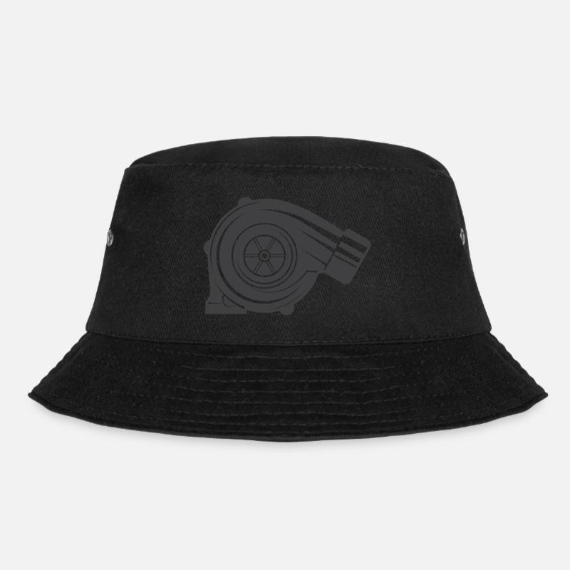 Turbolader - Bucket Hat - Schwarz