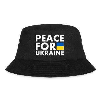 Ukraine - Bucket Hat - Schwarz - Vorne - Lela (165cm)