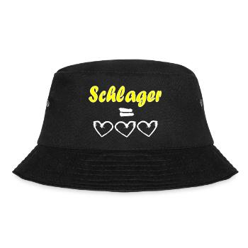 Schlager Liebe - Bucket Hat - Schwarz - Vorne - Lela (165cm)