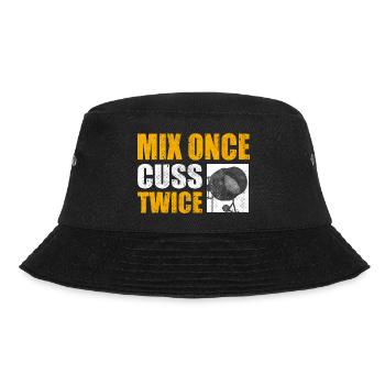 Concrete Finisher Concrete Mixer Construction - Bucket Hat - black - Front - Lela (165cm)