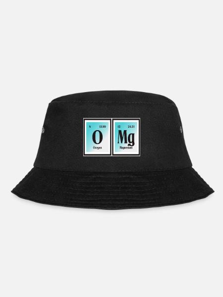 OMG | Periodic Table of Elements - Bucket Hat - black