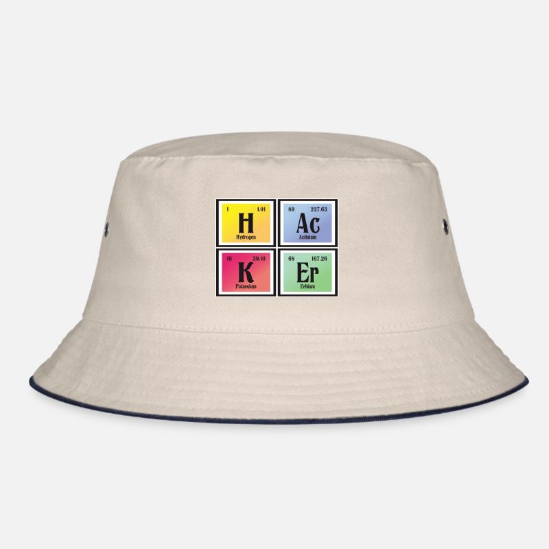 Hacker-| Periodensystem der Elemente Bucket Hat