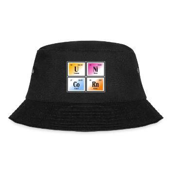 Unicorn | Periodic Table of Elements - Bucket Hat - black - Front - Lela (165cm)