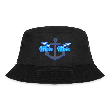 Moin Moin I Begrüßung - Bucket Hat - Schwarz - Vorne - Lela (165cm)