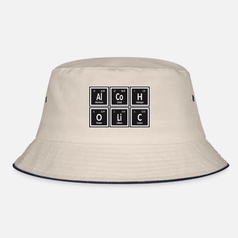 Alcoholic | Periodic Table of Elements Bucket Hat