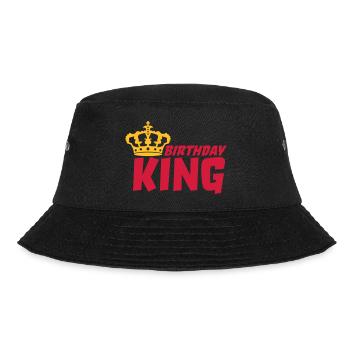 Boss Birthday King Logo - Bucket Hat - black - Front - Lela (165cm)