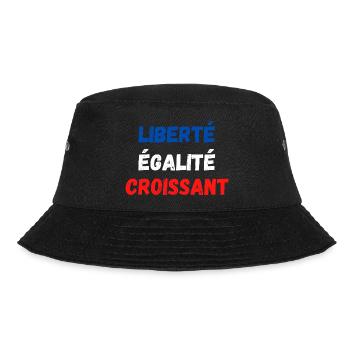 Liberté égalité Croissant - Bob - noir - Devant - Lela (165cm)