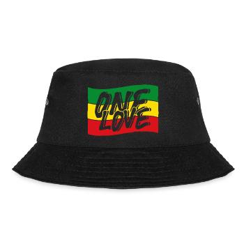 Drapeau Reggae One Love - Bob - noir - Devant - Lela (165cm)