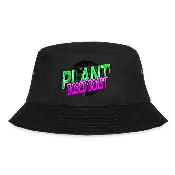 earth veggie birthday present idea fun vegetable - Bucket Hat - black - Front - Lela (165cm)