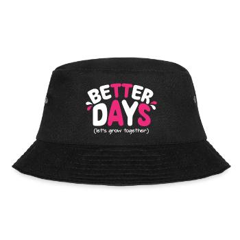 shirt new 01 - Bucket Hat - Schwarz - Vorne - Lela (165cm)