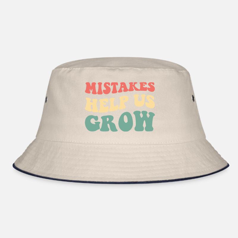 Mistakes Help Us Grow III Bucket Hat