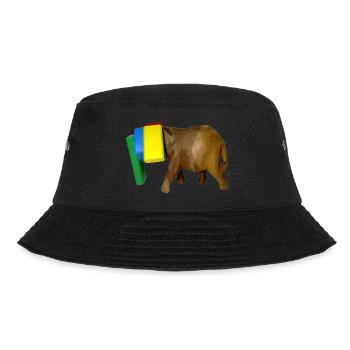 Bauklotz Elefant - Bucket Hat - Schwarz - Vorne - Lela (165cm)