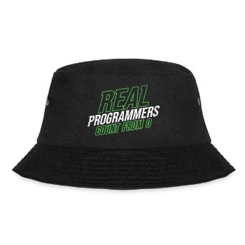 Software Ingenieur Informatiker Programmierer - Bucket Hat - Schwarz - Vorne - Lela (165cm)