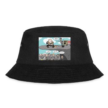Steinbruch 3 - Bucket Hat - Schwarz - Vorne - Lela (165cm)