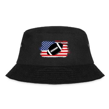 Football américain USA Flag US Football - Bob - noir - Devant - Lela (165cm)