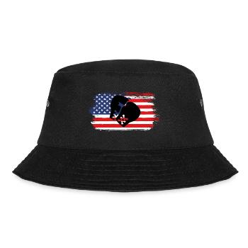 Boxen USA Boxing Boxer - Bucket Hat - Schwarz - Vorne - Lela (165cm)