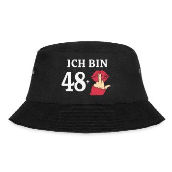 49 Jahre Geburtstagsspruch Damen Geburtstag 49. - Bucket Hat - Schwarz - Vorne - Lela (165cm)