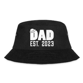 Dad Est. 2023 - Bucket Hat - black - Front - Lela (165cm)