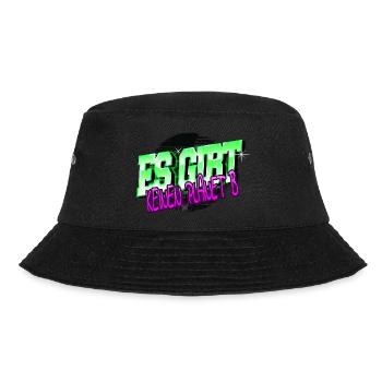 spruch weihnachten witzig veganes essen vegan - Bucket Hat - Schwarz - Vorne - Lela (165cm)