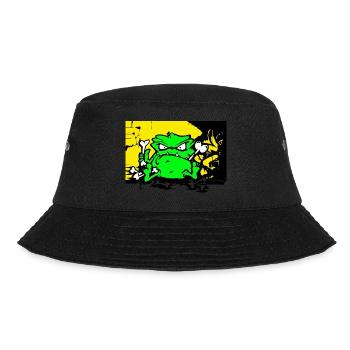 Strassen Monster - Bucket Hat - Schwarz - Vorne - Lela (165cm)