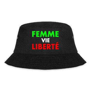 Femme vie liberté - Bob - noir - Devant - Lela (165cm)