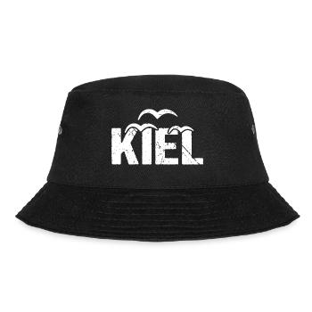 Kiel Möwe Hansestadt Kiel - Bucket Hat - Schwarz - Vorne - Lela (165cm)