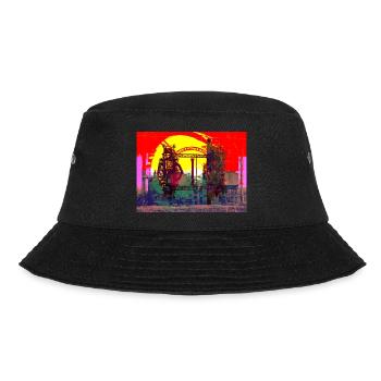 Industrial heritage of the Ruhr area, steelworks - Bucket Hat - black - Front - Lela (165cm)