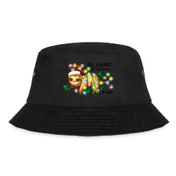 All i want for Christmas is a Nap - Bucket Hat - black - Front - Lela (165cm)