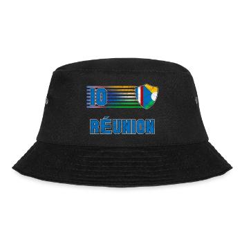 Réunion Football Team - Bucket Hat - black - Front - Lela (165cm)