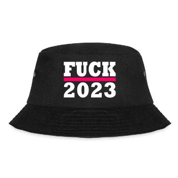 Fuck 2023 - Bucket Hat - black - Front - Lela (165cm)