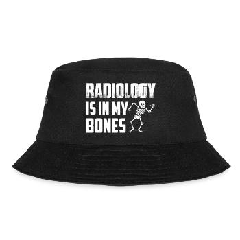 Radiology Is In My Bones X-Ray Rad Tech Radiology - Bucket Hat - Schwarz - Vorne - Lela (165cm)