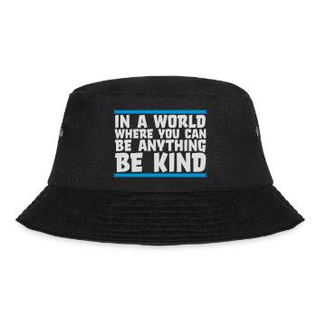 you can be kind - Bucket Hat - black - Front - Lela (165cm)
